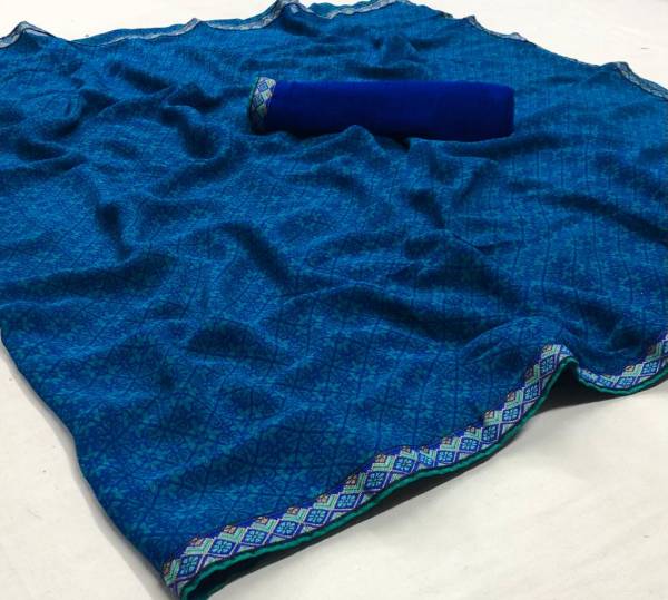 Rajyog Birra Designer Georgette Casual Wear Saree Collection at Wholesale Price